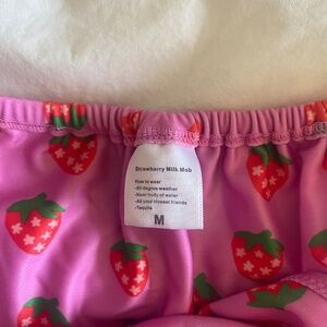 Strawberry Milk Mob Swim Strawberry Milk Mob Bikini Set Poshmark